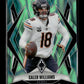 2025 Panini Phoenix Caleb Williams #11 Teal Lava Prizm #/175 Chicago Bears