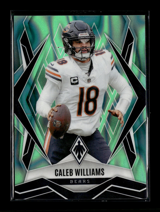 2025 Panini Phoenix Caleb Williams #11 Teal Lava Prizm #/175 Chicago Bears