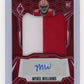 2025 Panini Phoenix Mykel Williams #RPS-MWS RPS Rookie Patch Autographs Red Prizm #/99 San Francisco 49ers