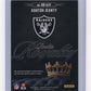 2025 Panini Rookies & Stars Ashton Jeanty #RR-AJY Rookie Royalty Las Vegas Raiders