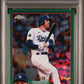 2023 Topps Chrome Logofractor Edition Freddie Freeman #5 Green Refractor PSA 9