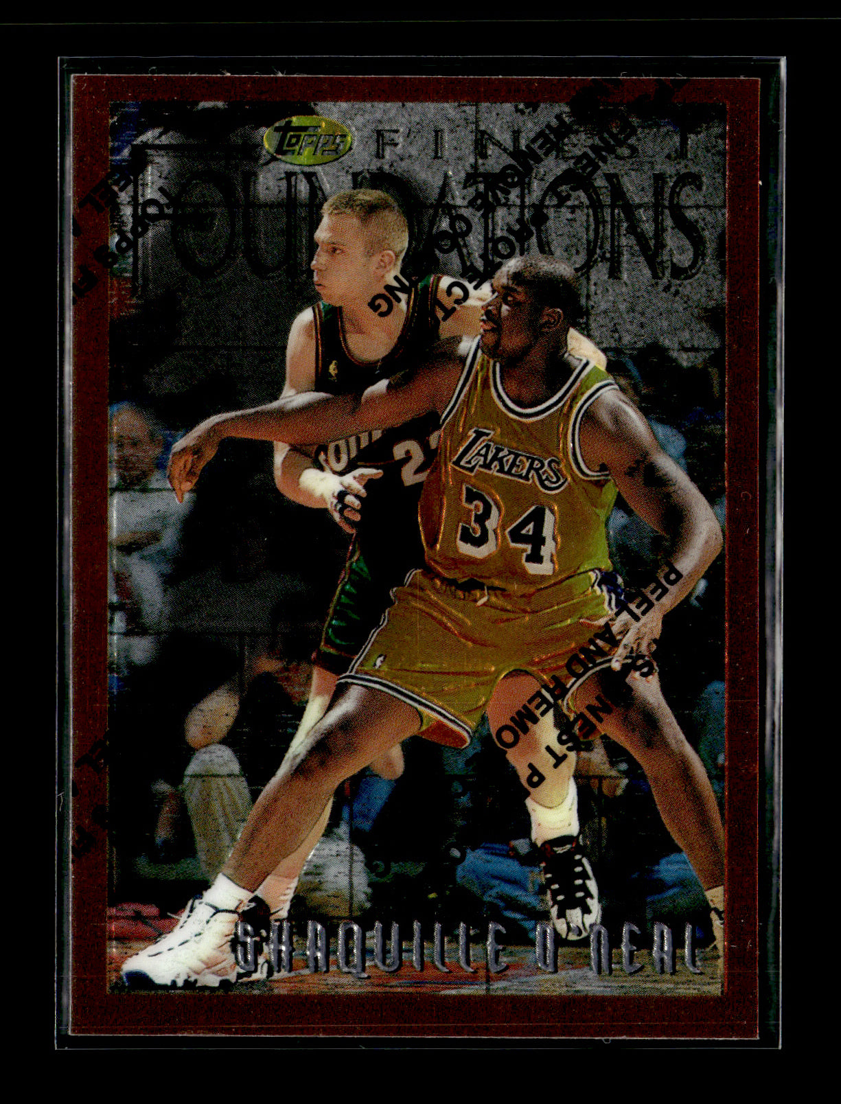 1996-97 Finest Shaquille O'Neal #243 Refractors Los Angeles Lakers