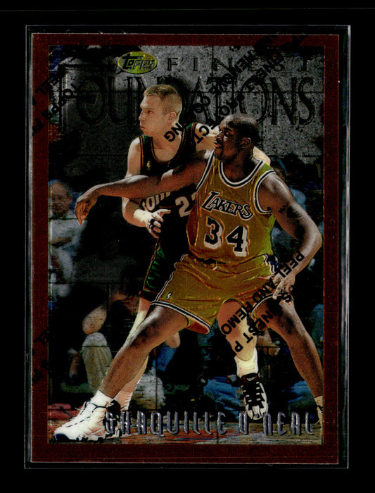 1996-97 Finest Shaquille O'Neal #243 Refractors Los Angeles Lakers