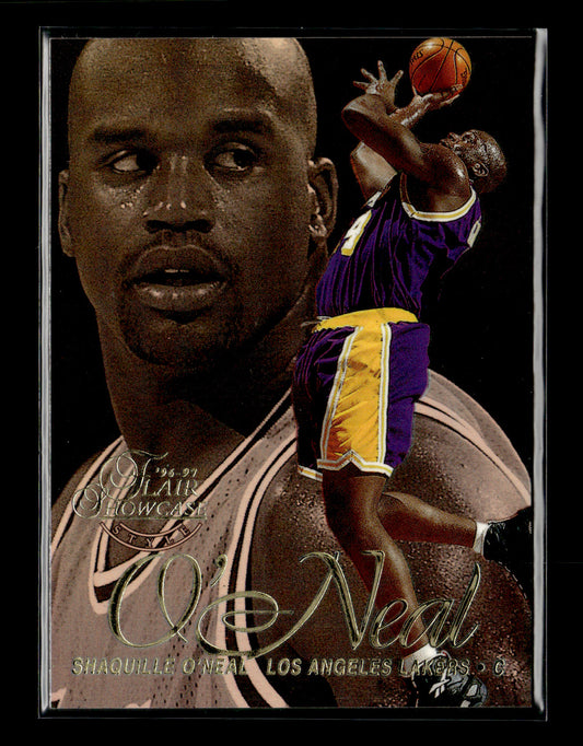 1996-97 Flair Showcase Shaquille O'Neal #10 Los Angeles Lakers