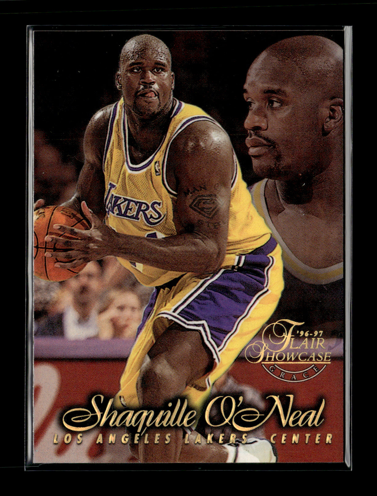 1996-97 Flair Showcase Shaquille O'Neal #10 Flair Showcase Row 1 (Grace) Los Angeles Lakers