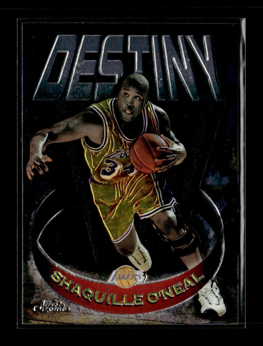 1997-98 Topps Chrome Shaquille O'Neal #D15 Destiny Los Angeles Lakers