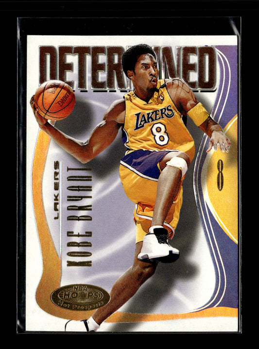 2000-01 Hoops Hot Prospects Kobe Bryant #4 D Determined Los Angeles Lakers