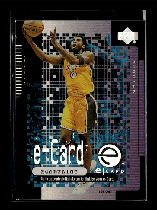 2000-01 Upper Deck Kobe Bryant #EC1 e-Cards (Series One) Los Angeles Lakers
