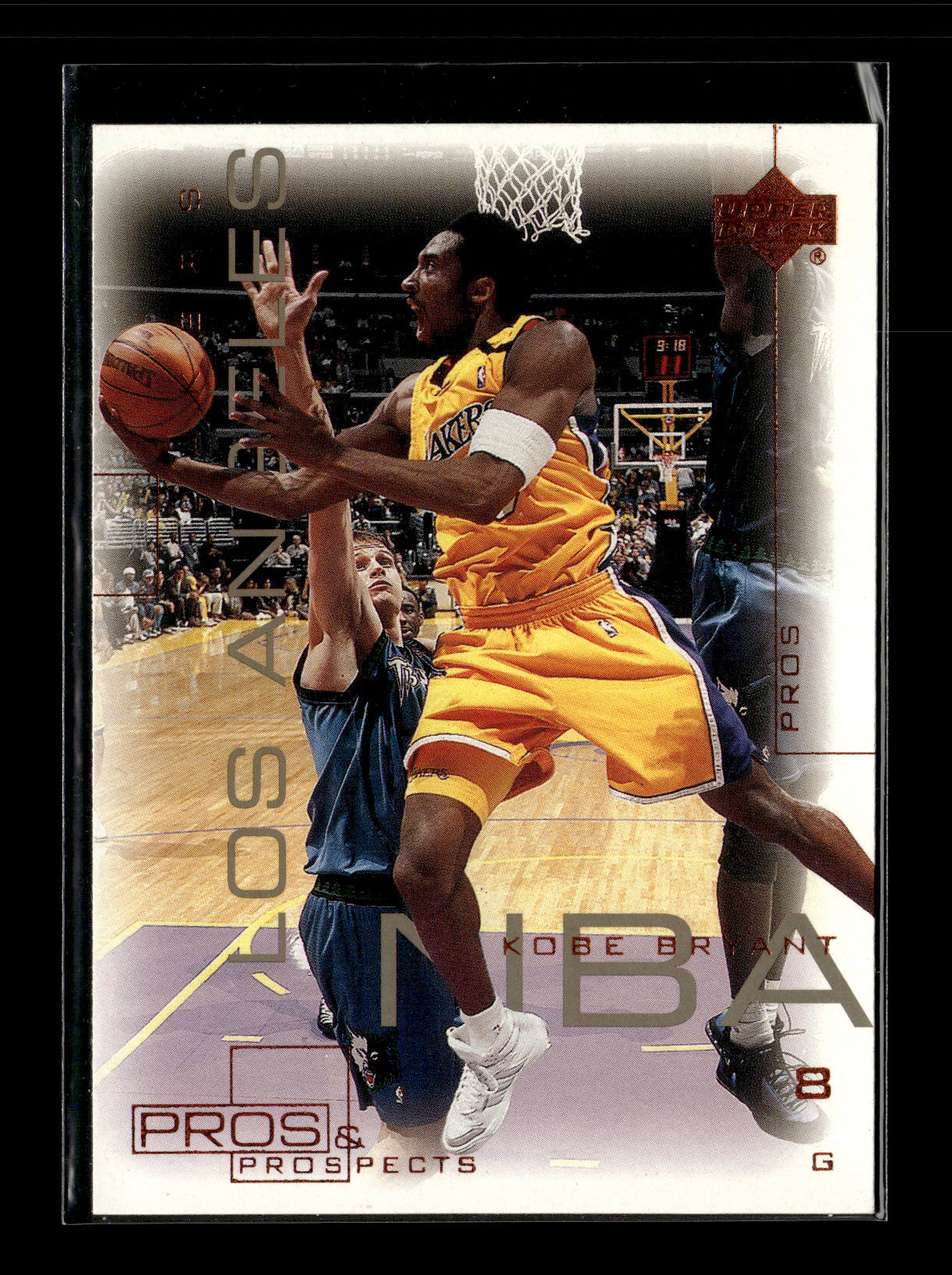 2000-01 Upper Deck Pros & Prospects Kobe Bryant #37 Los Angeles Lakers