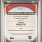 2022 Bowman University Inception Autographs Jalen Carter #JCR Autograph-Gold V1 Foil PSA 10 Georgia Bulldogs