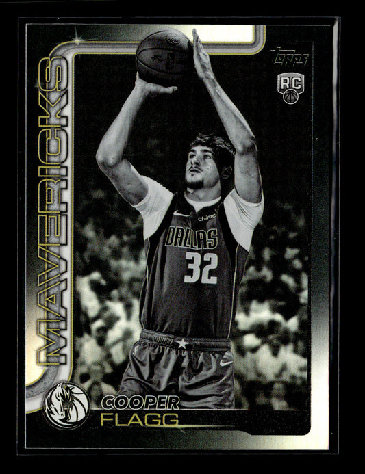 2025-26 Topps Cooper Flagg #201 Blackout Dallas Mavericks