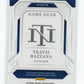 2025 Panini National Treasures Travis Bazzana #GGT-TB Game Gear Swatches Trio Blue #/49 Cleveland Guardians