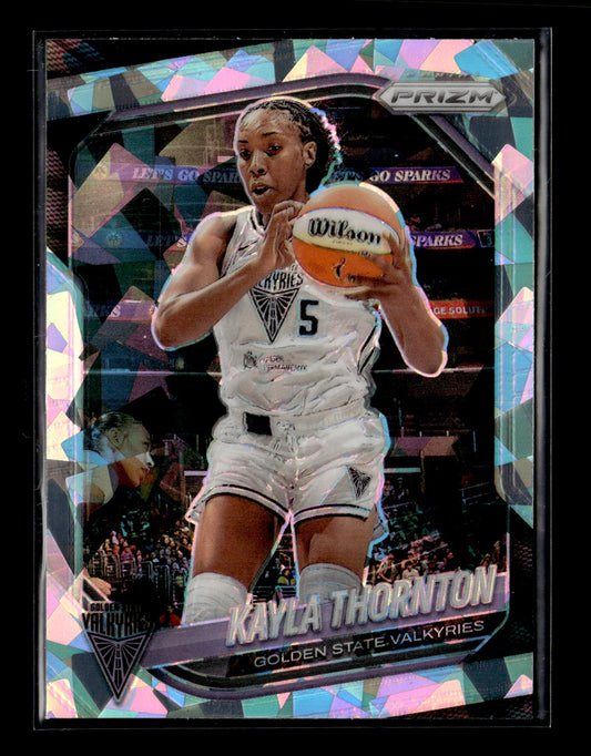 2025 Panini Prizm WNBA Kayla Thornton #17 Ice Prizms Golden State Valkyries