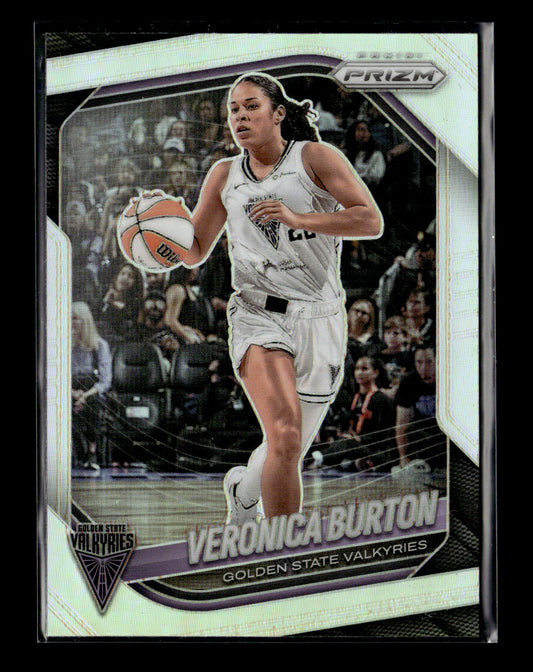 2025 Panini Prizm WNBA Veronica Burton #70 Silver Prizms Golden State Valkyries