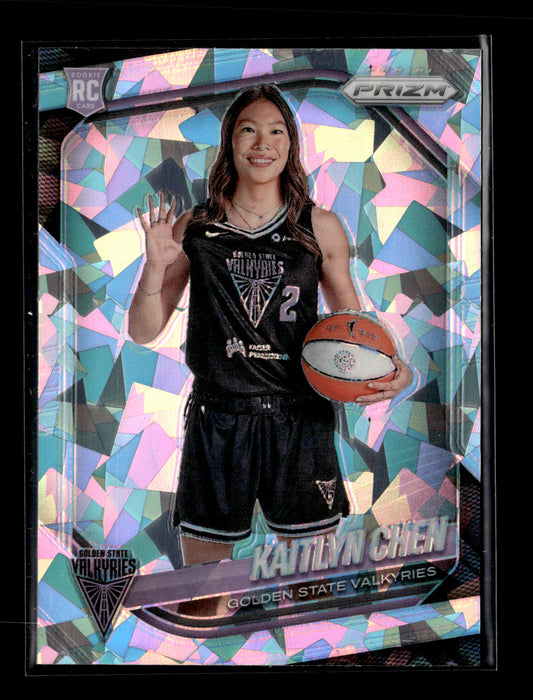 2025 Panini Prizm WNBA Kaitlyn Chen #143 Ice Prizms Golden State Valkyries
