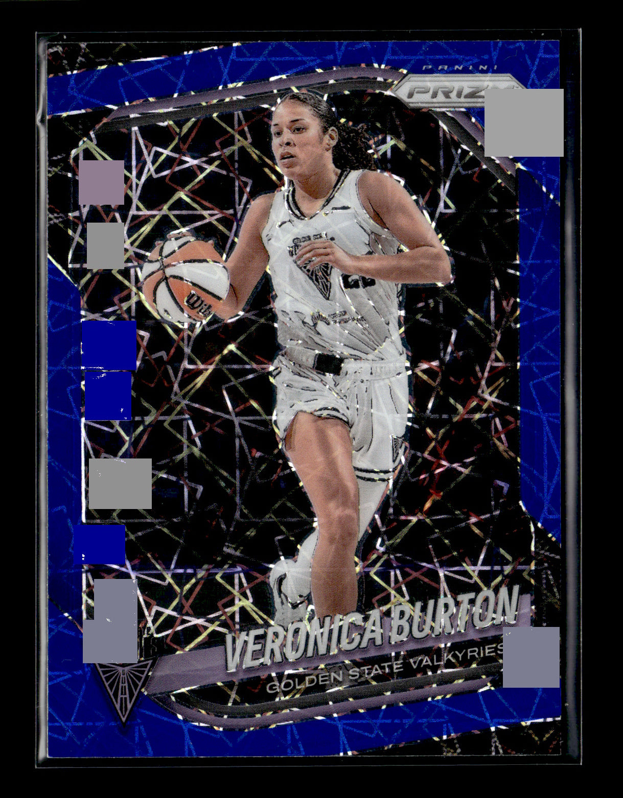 2025 Panini Prizm WNBA Veronica Burton #70 Blue Velocity Prizms Golden State Valkyries