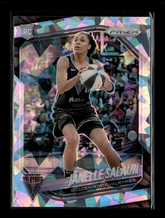 2025 Panini Prizm WNBA Janelle Salaun #20 Ice Prizms Golden State Valkyries