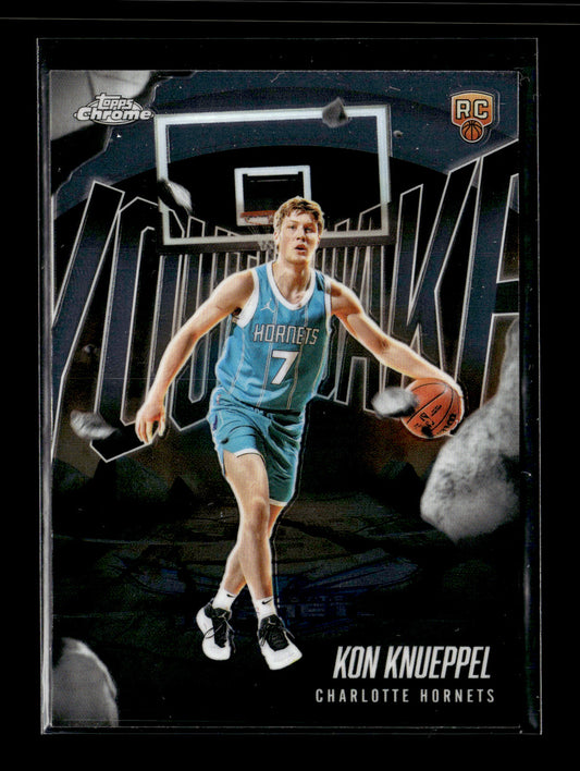 2025-26 Topps Chrome Kon Knueppel #YQ-4 Youthquake Charlotte Hornets