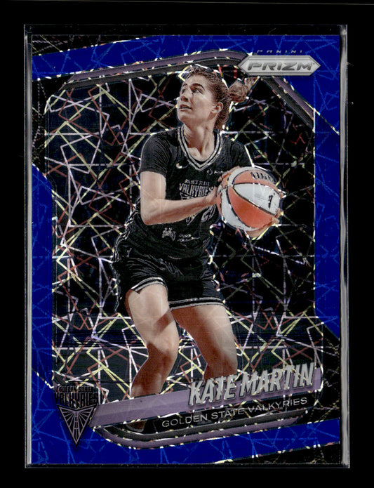 2025 Panini Prizm WNBA Kate Martin #97 Blue Velocity Prizms Golden State Valkyries