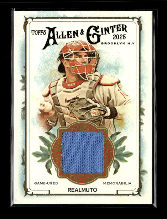 2025 Topps Allen & Ginter J.T. Realmuto #AGR-JRE Relics Philadelphia Phillies