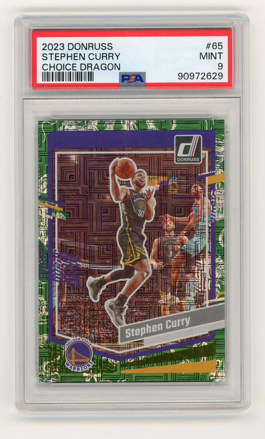 2023-24 Donruss Stephen Curry #65 Choice Dragon Golden State Warriors