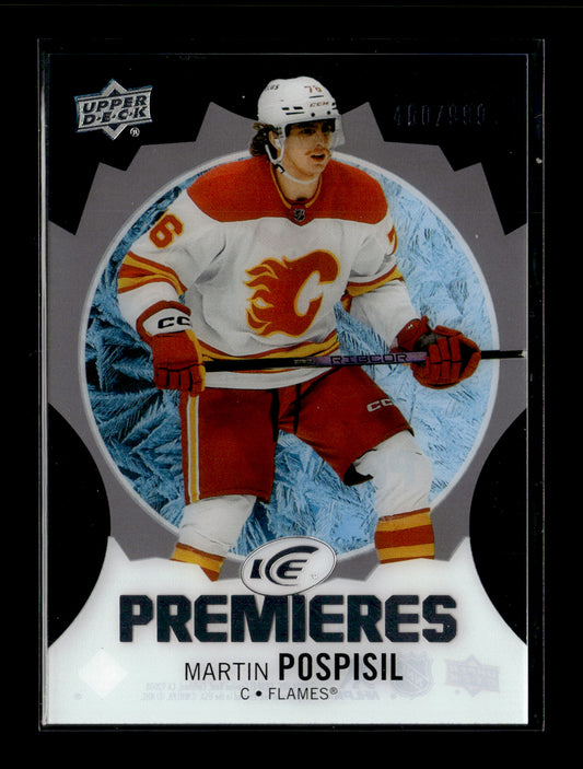 2023-24 Upper Deck Ice Martin Pospisil #179 #/999 Calgary Flames