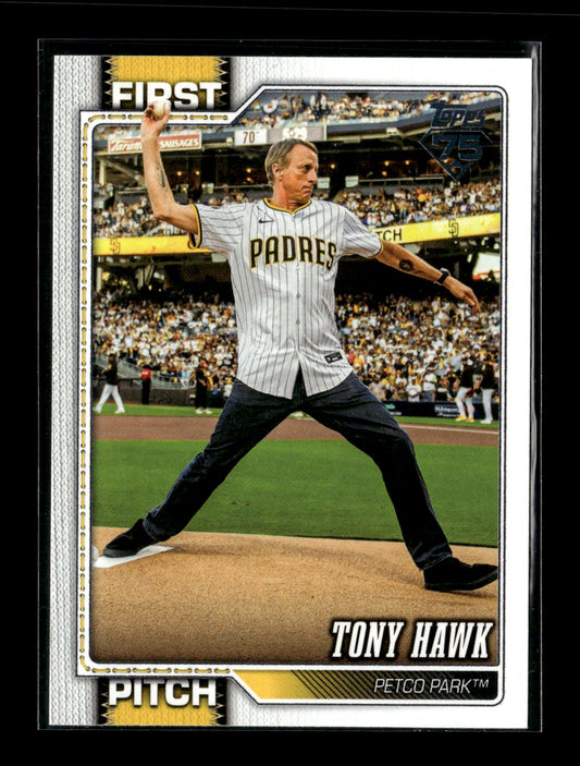 2026 Topps Tony Hawk #FP-6 First Pitch San Diego Padres