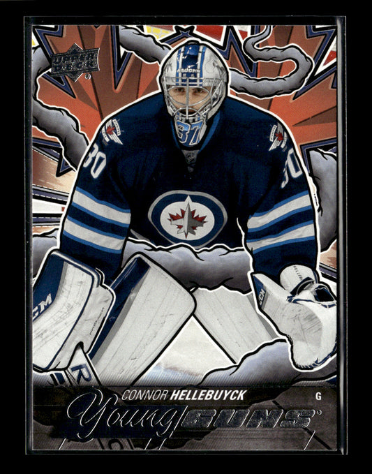 2024-25 Upper Deck Connor Hellebuyck #214 Young Guns Renewed (Series Two) Winnipeg Jets