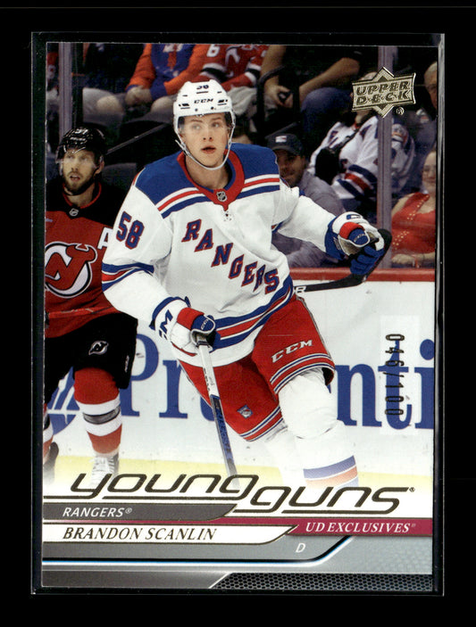 2024-25 Upper Deck Brandon Scanlin #454 New York Rangers