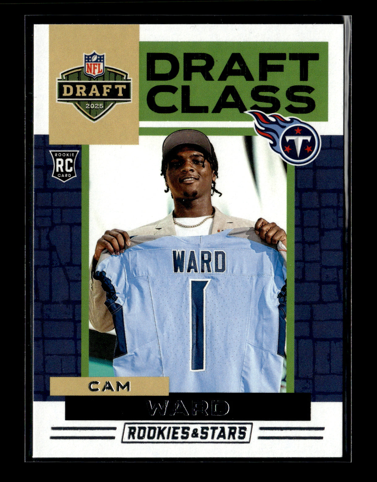2025 Panini Rookies & Stars Cam Ward #15 Draft Class Tennessee Titans