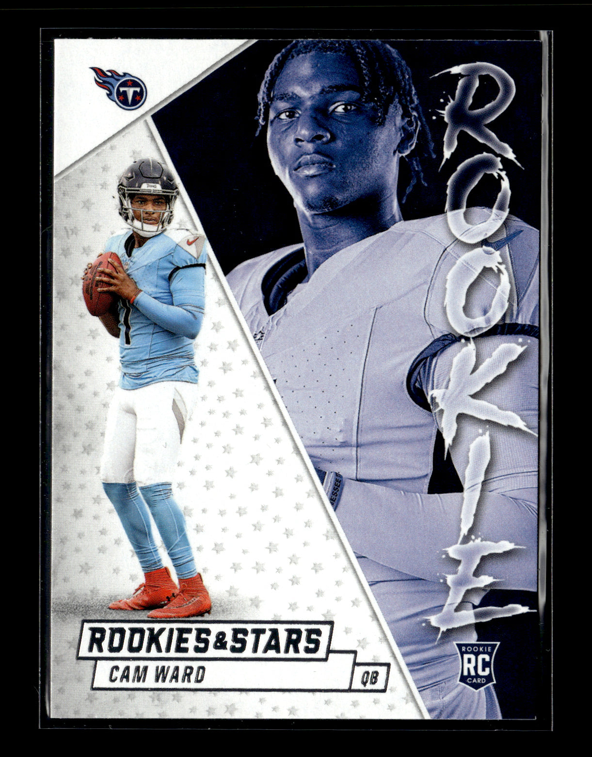 2025 Panini Rookies & Stars Cam Ward #4 Rookie Exclusive Tennessee Titans
