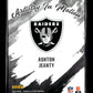 2025 Panini Rookies & Stars Ashton Jeanty #10 Artistry in Motion Las Vegas Raiders