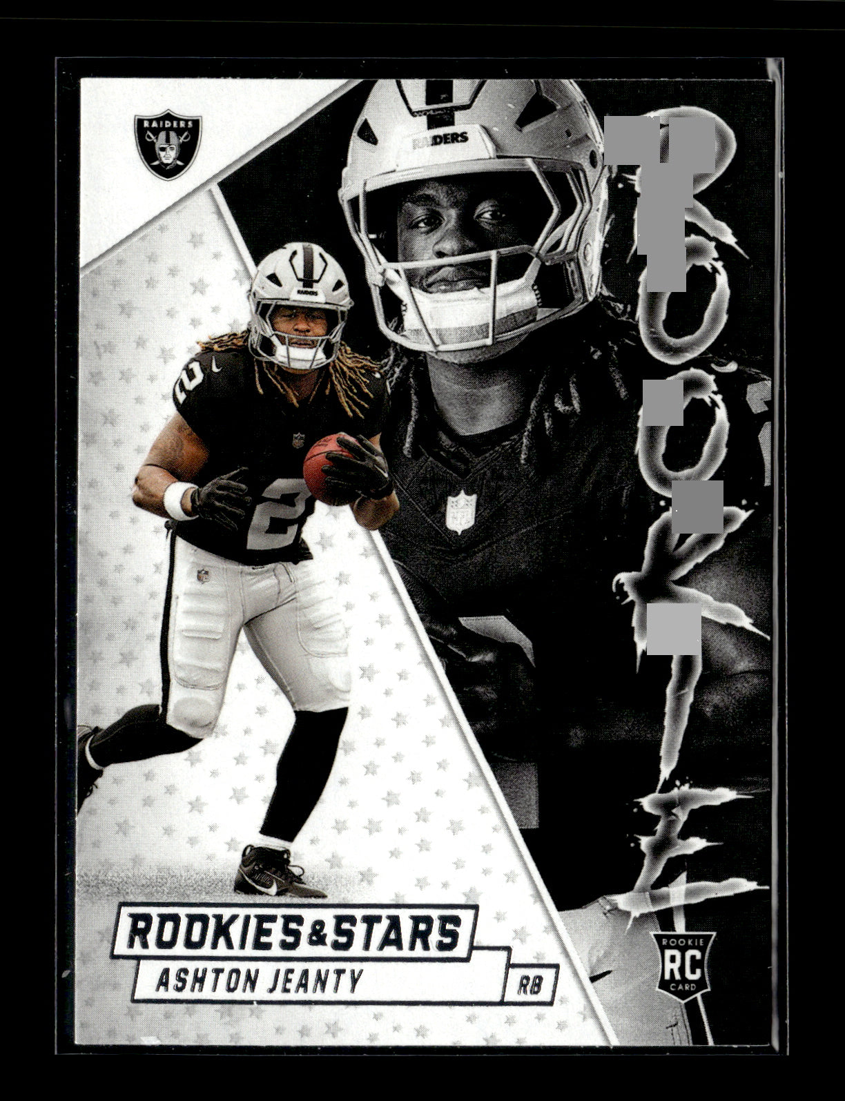 2025 Panini Rookies & Stars Ashton Jeanty #2 Rookie Exclusive Las Vegas Raiders