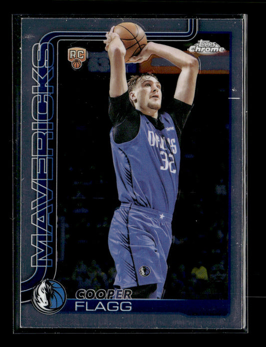 2025-26 Topps Chrome Cooper Flagg #251 Dallas Mavericks