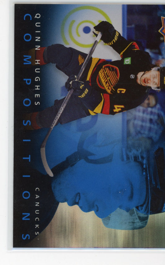 2025-26 Upper Deck Quinn Hughes #CMP-4 Compositions Vancouver Canucks