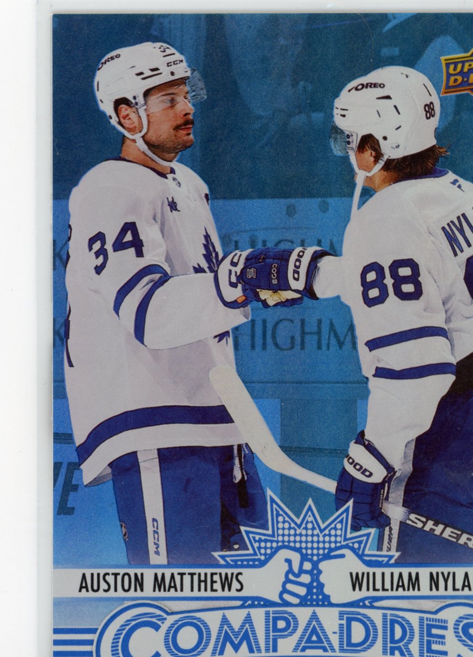 2025-26 Upper Deck William Nylander / Auston Matthews #CM-3 Compadres