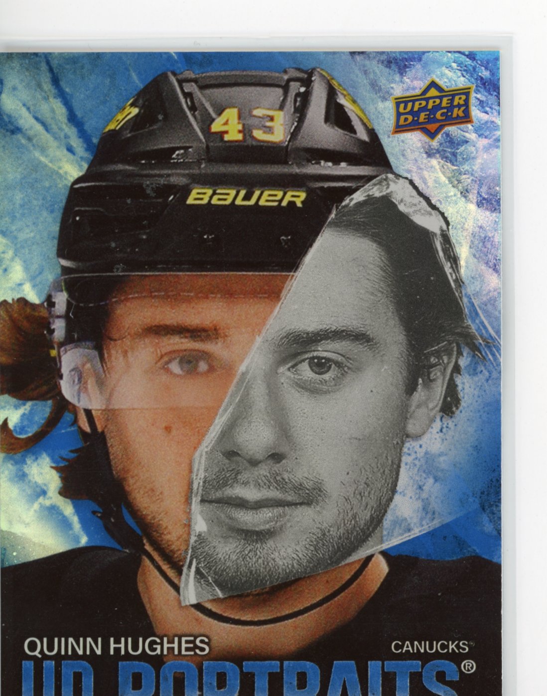 2025-26 Upper Deck Quinn Hughes #P-25 UD Portraits Vancouver Canucks