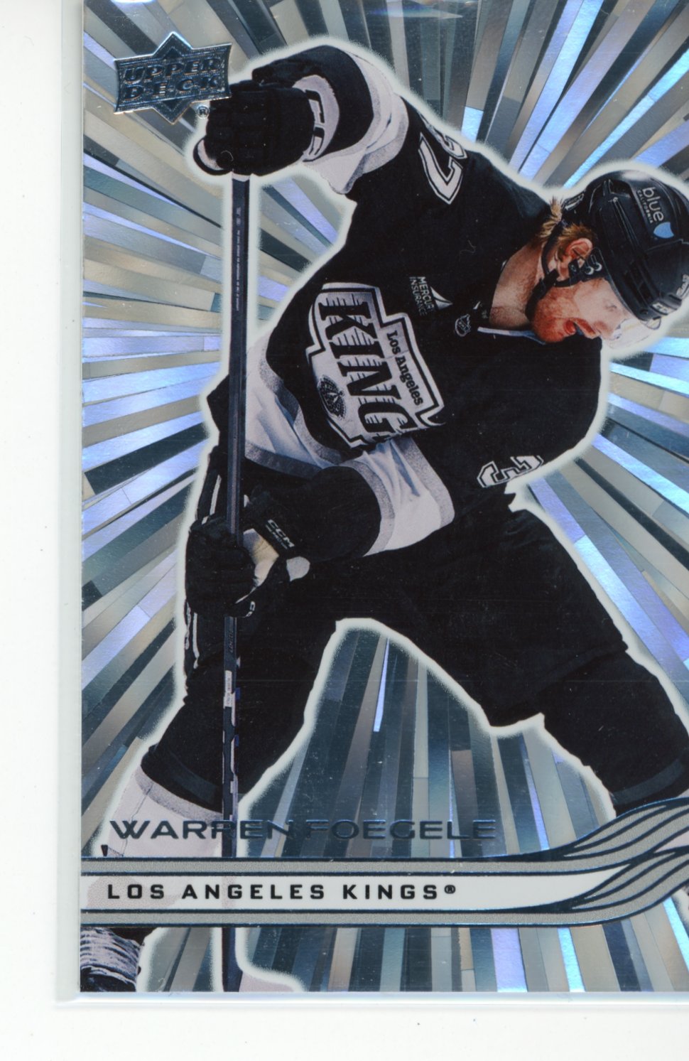 2025-26 Upper Deck Warren Foegele #329 Outburst Silver Los Angeles Kings