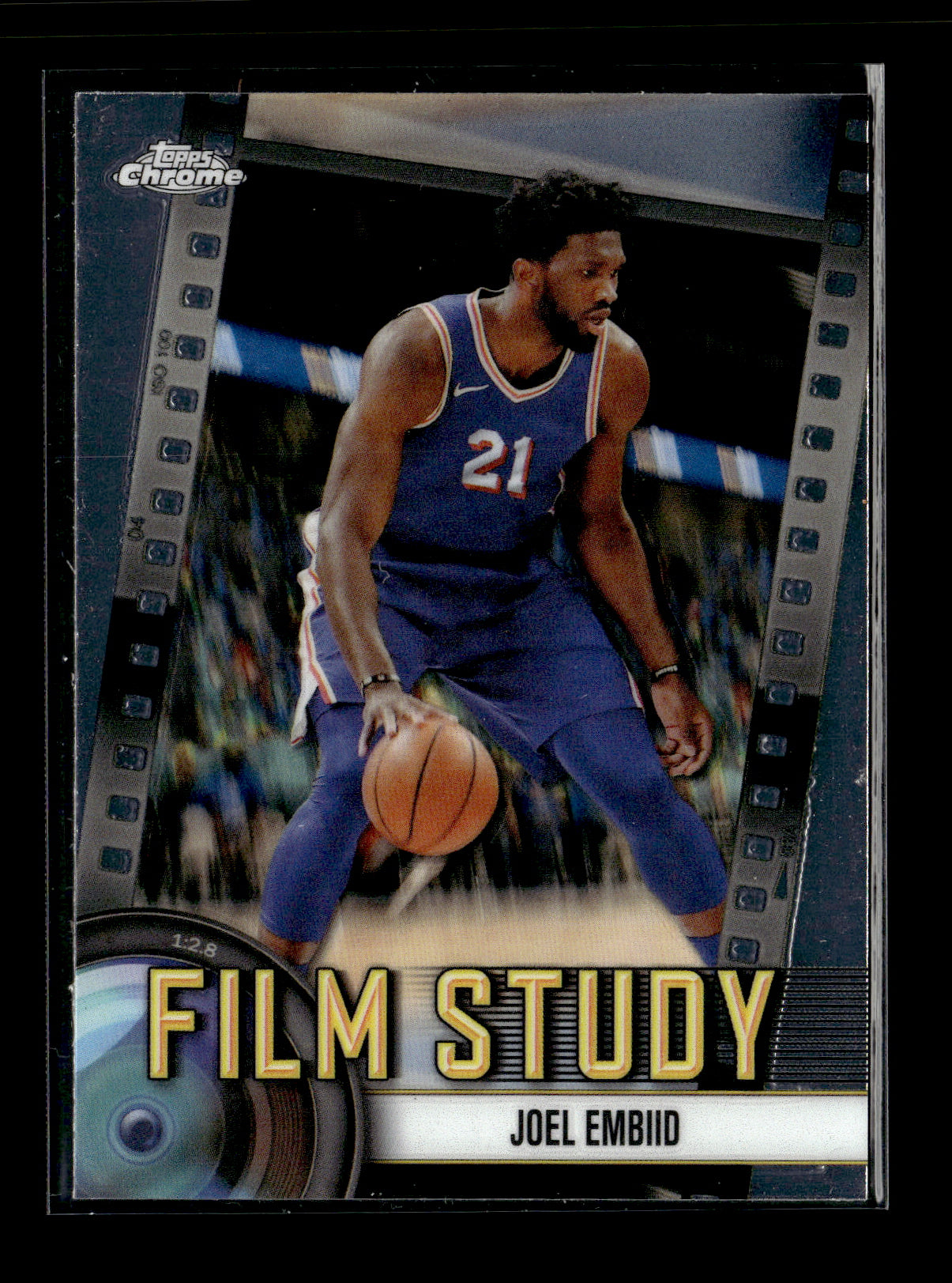 2024-25 Topps Chrome - Film Study Joel Embiid #FS-5 Philadelphia 76ers