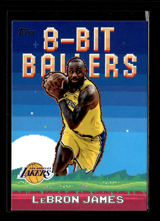 2025-26 Topps LeBron James #8B-19 8-Bit Ballers Los Angeles Lakers