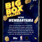 2025-26 Topps Victor Wembanyama #BB-36 Big Box Ballers San Antonio Spurs