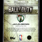 2025-26 Topps Chrome Jaylen Brown #BD-5 Ball of Duty Boston Celtics
