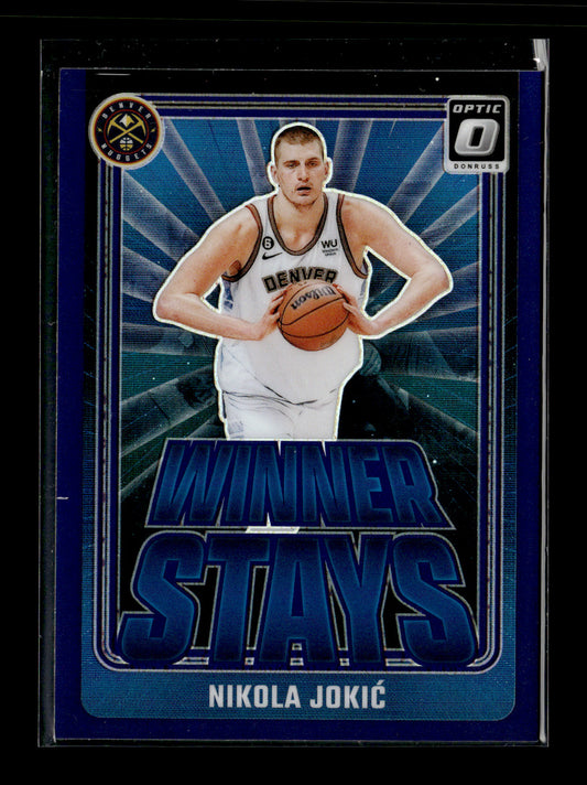 2024-25 Donruss Optic Nikola Jokic #6 Winner Stays Purple Denver Nuggets