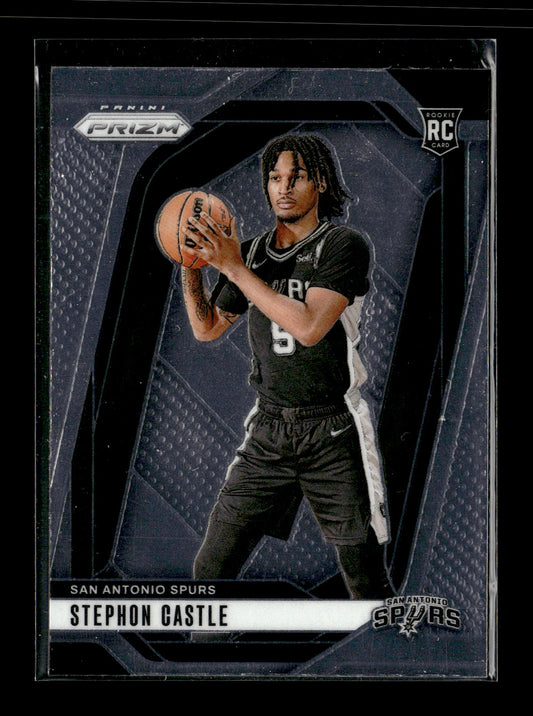 2024-25 Panini Prizm Stephon Castle #234 San Antonio Spurs