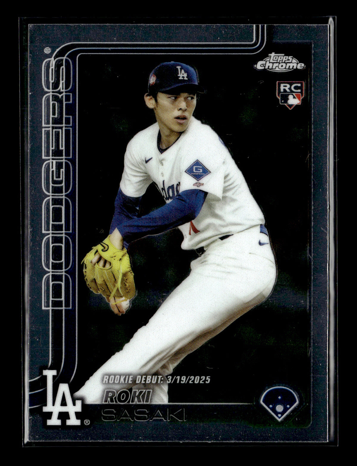 2025 Topps Chrome Update Roki Sasaki #USC73 Los Angeles Dodgers