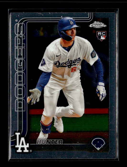 2025 Topps Chrome Hunter Feduccia #288 Los Angeles Dodgers