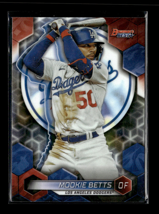 2023 Bowman's Best Mookie Betts #52 Los Angeles Dodgers