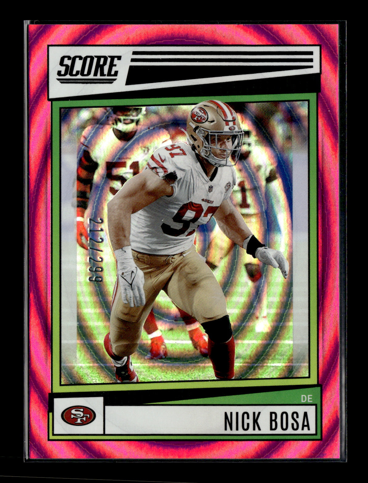 2022 Score Nick Bosa #169 Ellipse #/299 San Francisco 49ers