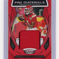 2025 Panini Certified Xavier Worthy #PM-XWY Pro Materials Red #/99 Kansas City Chiefs