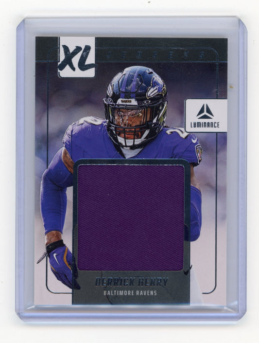 2025 Panini Luminance Derrick Henry #XLJ-DHE XL Jerseys Baltimore Ravens